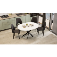 Трия Дуглас тип 1 (черный муар/стекло глянцевое белое) Image #4