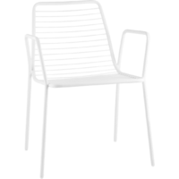 Stool Group Дели с подлокотниками / LV-107-5015 (металл белый)