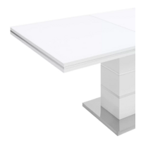 Stool Group Глазго раскладной 160-215x90 / N-115-160-HGW (глянцевый белый) Image #3