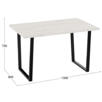 Трия Даллас тип 1 (черный/дуб крафт белый) Image #3