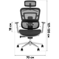 TopChairs Techno Professional WH-A33 (черный) Image #10