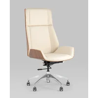 TopChairs Crown SN A312-A 8383-1 Walnut Back (бежевый) Image #3