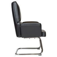 Norden Bonno CF / HD-2204-1 V CF (черная кожа/ алюминиевая база) Image #3