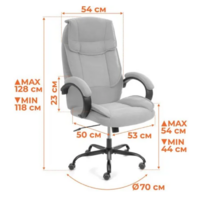 TetChair Oreon metalBL кожзам (черный, 36-6) Image #14