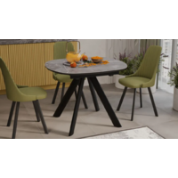 Трия Найтон Тип 1 раздвижной (черный муар/керамика матовая/серый мрамор) Image #2