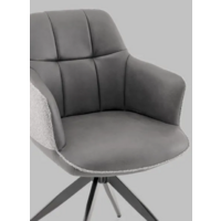 Stool Group Naya OS-2468K TY15-3PU+OTE CL-450 (серый, экокожа, букле) Image #5