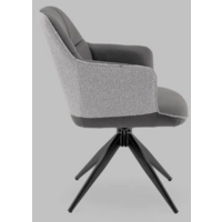 Stool Group Naya OS-2468K TY15-3PU+OTE CL-450 (серый, экокожа, букле) Image #3