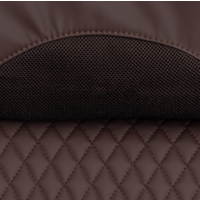 TetChair Chief metalBL кожзам/ткань (коричневый/коричневый стеганный) Image #9