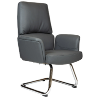 Norden Bonno CF / HD-2204-2 V CF (серая кожа/алюминиевая база) Image #1