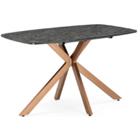 Woodville Кортез раздвижной 116-160x77 (малави/медь)