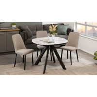 Трия Найтон Тип 1 раздвижной / 285830 (черный муар/керамика матовая/белый мрамор)  Image #2