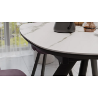 Трия Найтон Тип 1 раздвижной / 285830 (черный муар/керамика матовая/белый мрамор)  Image #7