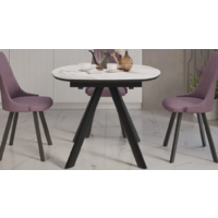 Трия Найтон Тип 1 раздвижной / 285830 (черный муар/керамика матовая/белый мрамор)  Image #4