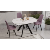 Трия Найтон Тип 1 раздвижной / 285830 (черный муар/керамика матовая/белый мрамор)  Image #5