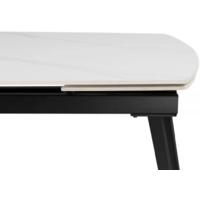 Woodville Aveiro 120-180x80 (белый мрамор/черный) Image #9