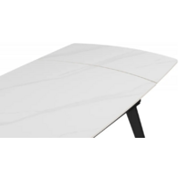 Woodville Aveiro 120-180x80 (белый мрамор/черный) Image #11