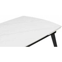 Woodville Aveiro 120-180x80 (белый мрамор/черный) Image #8