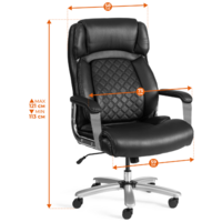 TetChair Atlant (рецикл. кожа/иск. кожа, черный) Image #15