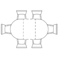 Woodville Амадей 90-130x90 (белый матовый) Image #10