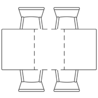 Woodville Маунт 140x80 / 621199 (белый мрамор/черный кварц/черный) Image #10