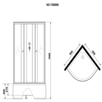 Niagara Eco E90/40/TN/BK 90x90x195 Image #12