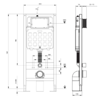 Triton Pro Tornado Verso TR-VO-1832 + Pro EVO815N + Pro EVO (с сиденьем, с кнопкой, белый, матовый) Image #15