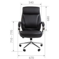 CHAIRMAN 794 (натуральная кожа/экокожа, черный) Image #3