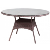AIKO DECO 6 с круглым столом D130 7034П шоколад Image #3