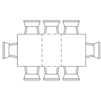 Woodville Готланд 160-220х90х79 / 553534 (белый мрамор/черный) Image #12