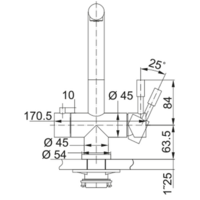 Franke Atlas Clear Water сталь PVD черный матовый 120.0745.585 Image #3