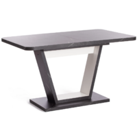 TetChair Vox 132-172x85x75.5 (мрамор черный/белый)