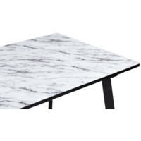 Woodville Агни 110/140х68х76 (мрамор белый/черный матовый) Image #5