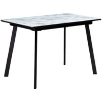 Woodville Агни 110/140х68х76 (мрамор белый/черный матовый)