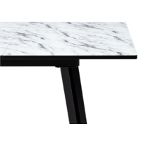 Woodville Агни 110/140х68х76 (мрамор белый/черный матовый) Image #8