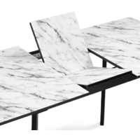 Woodville Агни 110/140х68х76 (мрамор белый/черный матовый) Image #9