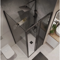 Niagara 120x100x195 NG-85-12TB-TB100-34 (черный матовый/тонированное стекло) Image #6