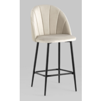 Stool Group Логан полубарный / AV 413-Cc-08(PP) (велюр бежевый)