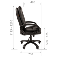 CHAIRMAN 668 (экокожа, серый) Image #4