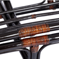 TetChair Mamasan 23/02 W с подушкой (античный черно-коричневый/олива) Image #10