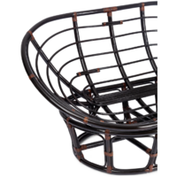 TetChair Mamasan 23/02 W с подушкой (античный черно-коричневый/олива) Image #9