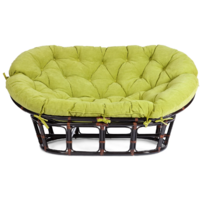 TetChair Mamasan 23/02 W с подушкой (античный черно-коричневый/олива) Image #2