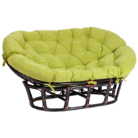 TetChair Mamasan 23/02 W с подушкой (античный черно-коричневый/олива) Image #1