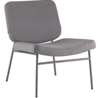 Stool Group Эбигейл / LV-120-E86-7005 (велюр серый/каркас серый) Image #1