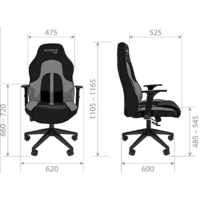 CHAIRMAN Game 11 (ткань черный/оранжевый) Image #4