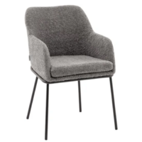 Stool Group Кози с подлокотниками / AV 318-C86st-08 (букле темно-серый)