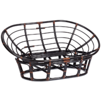 TetChair Mamasan 23/02 W с подушкой (античный черно-коричневый/оранжевый) Image #7