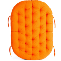 TetChair Mamasan 23/02 W с подушкой (античный черно-коричневый/оранжевый) Image #6