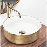 Rea Sami White Brush Gold U6630 Image #2