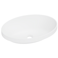 Belux Джаз 540 Эллипс (18, белый матовый/Solid Surface) Image #2