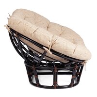 TetChair Mamasan 23/02 W с подушкой (античный черно-коричневый) Image #2